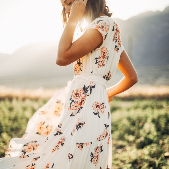 Free People All I Got Printed Maxi Dress
